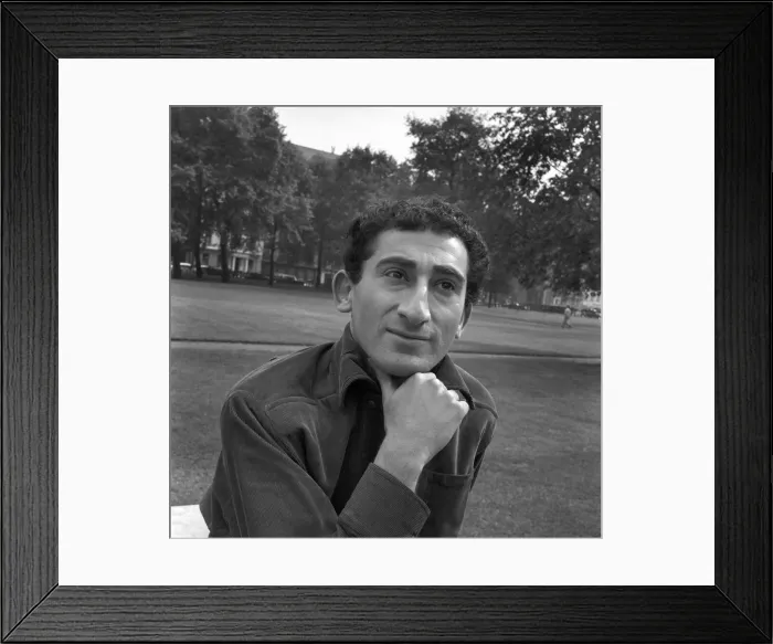 Framed Print : Composer Lionel Bart. June 1957 A419-002 Framed Print : Composer Lionel Bart. June 1957 A419-002