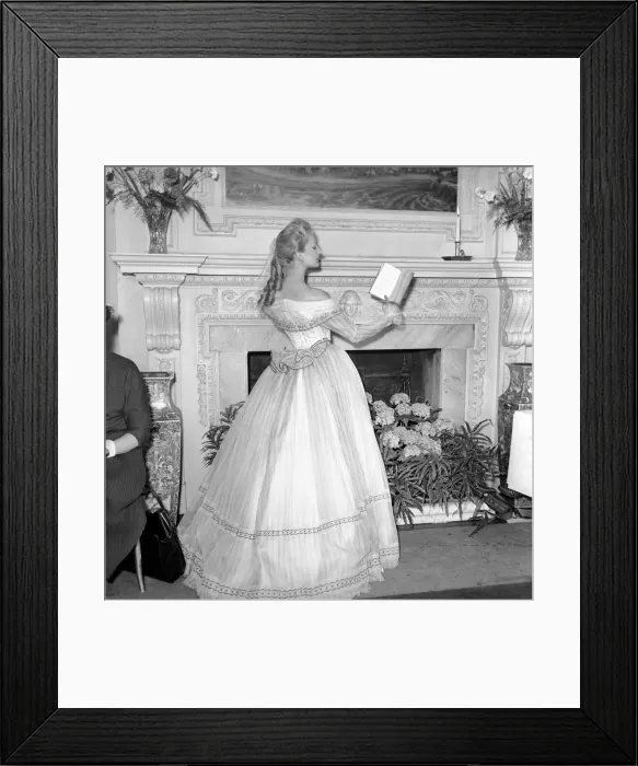 Framed Print : Actresses and models take part in a 18th century fashion parade at Pinewood Studios Framed Print : Actresses and models take part in a 18th century fashion parade at Pinewood Studios