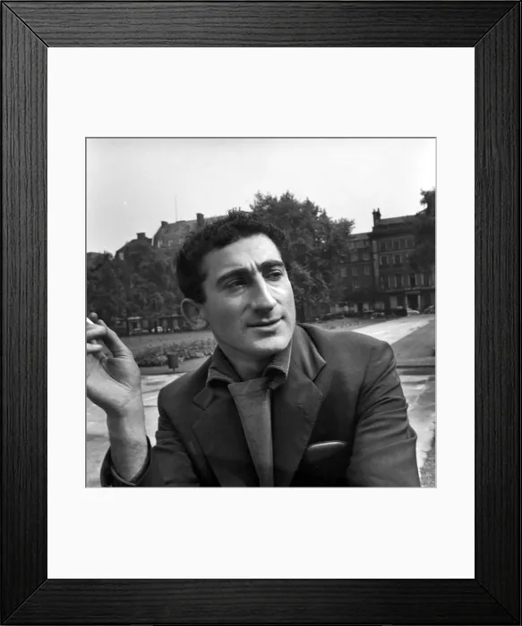 Framed Print : Composer Lionel Bart. June 1957 A419-001 Framed Print : Composer Lionel Bart. June 1957 A419-001