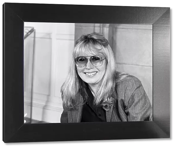 Cynthia Lennon, poses for photographs, 10th November 1984