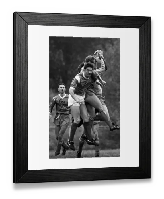Framed Print : Billingham Synthonia v Billingham Town, action, 15th October 1988