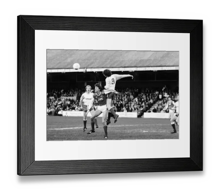 Framed Print : Reading 1-3 Arsenal, FA Cup third round match at Elm Park, Saturday 10th January 1987
