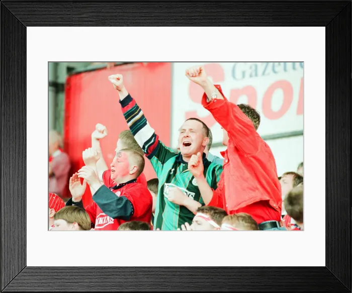Framed Print : Middlesbrough 2-1 Luton Town, League Division One match at Ayresome Park