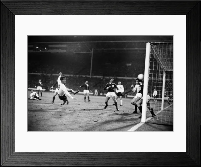 Framed Print : British Home Championship match at Wembley Stadium. England 2 v Northern Ireland 1 Framed Print : British Home Championship match at Wembley Stadium. England 2 v Northern Ireland 1