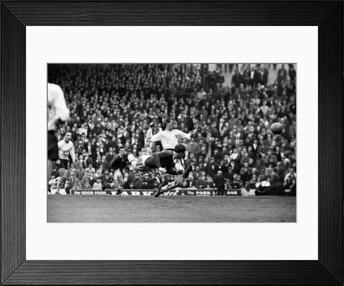 Framed Print : British Home Championship International football match at Ninian Park, Cardiff Framed Print : British Home Championship International football match at Ninian Park, Cardiff