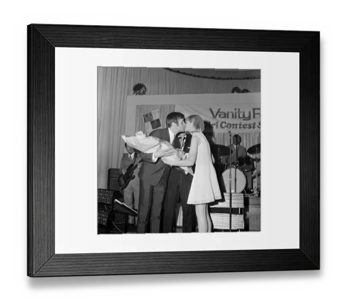 Framed Print : Miss Vanity Fair, Cover Girl Contest, Semi Finals, Top Rank Suite, Reading, Berkshire