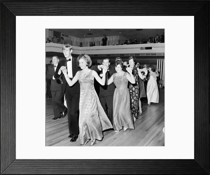 Framed Print : Charity Ball, Top Rank Ballroom, Reading, Berkshire, 28th October 1967 Framed Print : Charity Ball, Top Rank Ballroom, Reading, Berkshire, 28th October 1967