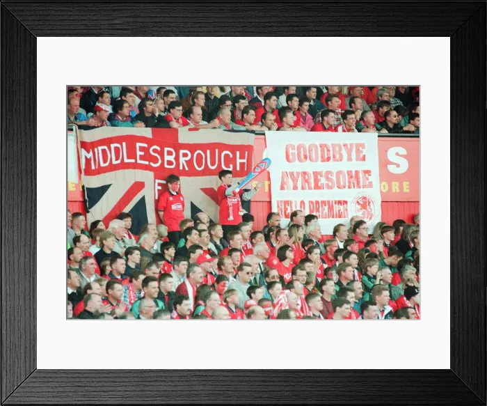 Framed Print : Middlesbrough 2-1 Luton Town, League Division One match at Ayresome Park Framed Print : Middlesbrough 2-1 Luton Town, League Division One match at Ayresome Park