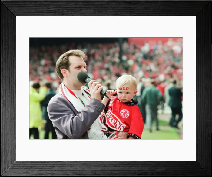 Framed Print : Middlesbrough 2-1 Luton Town, League Division One match at Ayresome Park