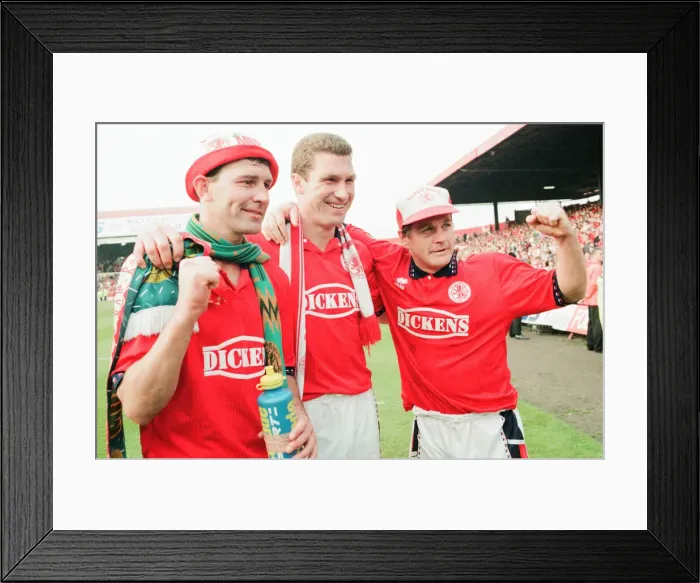 Framed Print : Middlesbrough 2-1 Luton Town, League Division One match at Ayresome Park Framed Print : Middlesbrough 2-1 Luton Town, League Division One match at Ayresome Park