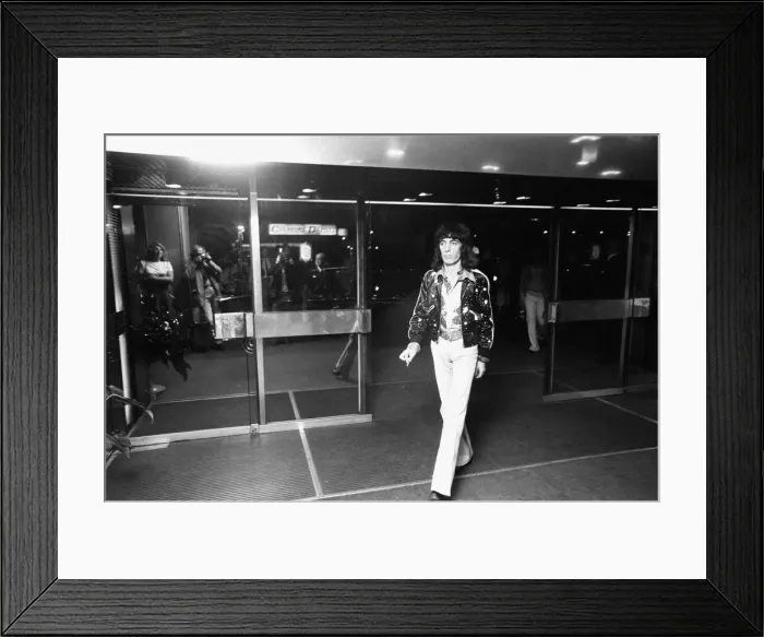 Framed Print : Bill Wyman of the Rolling Stones arriving at the Odeon New Street Framed Print : Bill Wyman of the Rolling Stones arriving at the Odeon New Street