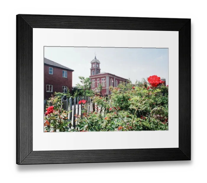 Framed Print : Old Town Hall at St Hilda, Middlesbrough, 17th July 1989 Framed Print : Old Town Hall at St Hilda, Middlesbrough, 17th July 1989