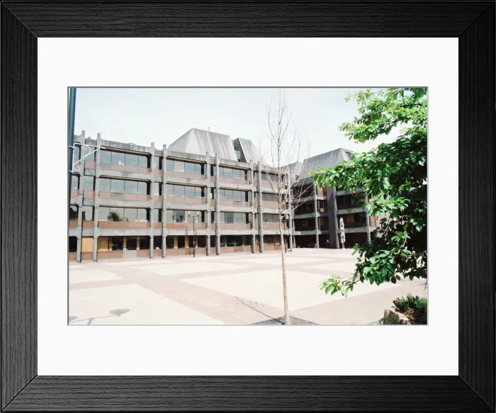 Framed Print : Civic Centre, Middlesbrough, 17th July 1989 Framed Print : Civic Centre, Middlesbrough, 17th July 1989