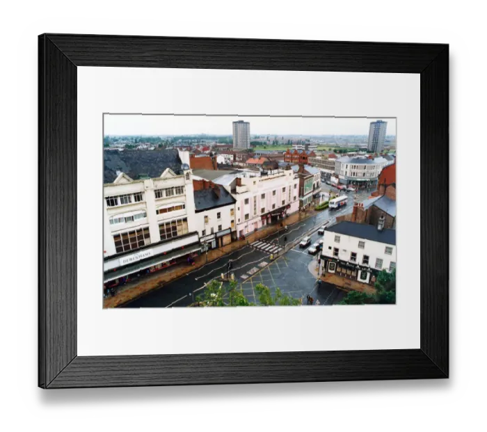 Framed Print : Stockton High Street, leading to Norton Road. 4th July 1992 Framed Print : Stockton High Street, leading to Norton Road. 4th July 1992