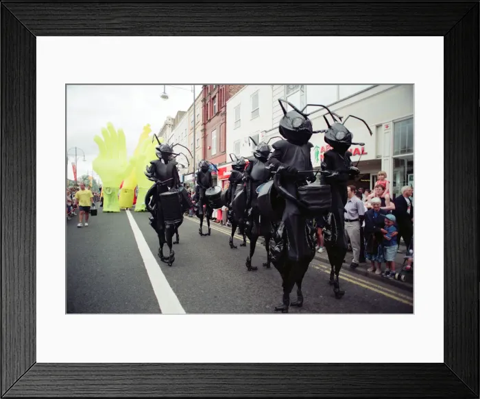 Framed Print : Community Carnival at Stockton High Street, part of the Stockton Festival Framed Print : Community Carnival at Stockton High Street, part of the Stockton Festival