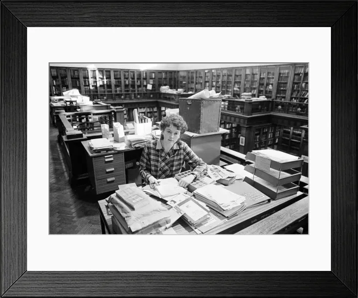 Framed Print : Central Library, Victoria Square, Middlesbrough, 21st October 1985 Framed Print : Central Library, Victoria Square, Middlesbrough, 21st October 1985