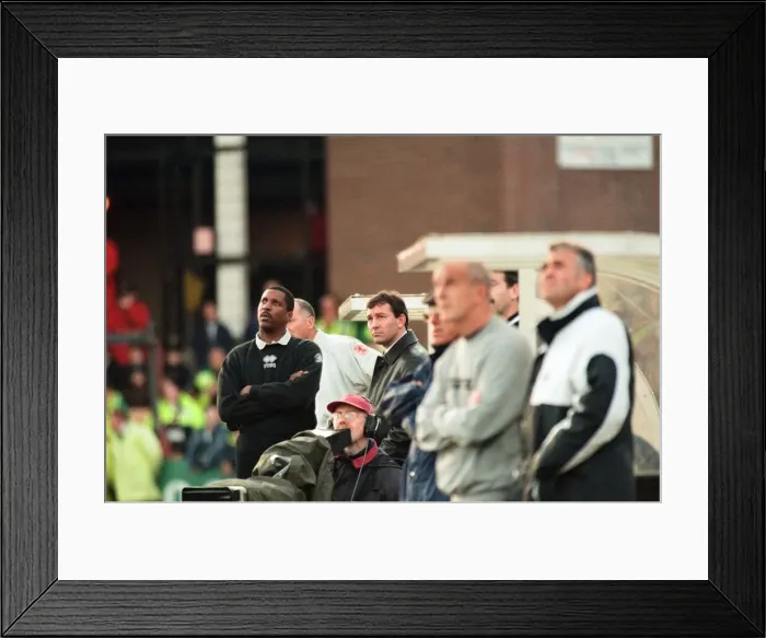 Framed Print : Port Vale 0 - 1 Middlesbrough, Division One match held at Vale Park. 24th April 1998