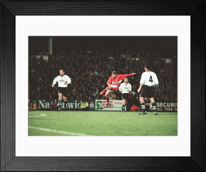 Framed Print : Port Vale 0 - 1 Middlesbrough, Division One match held at Vale Park. 24th April 1998 Framed Print : Port Vale 0 - 1 Middlesbrough, Division One match held at Vale Park. 24th April 1998