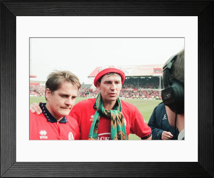 Framed Print : Middlesbrough 2-1 Luton Town, League Division One match at Ayresome Park Framed Print : Middlesbrough 2-1 Luton Town, League Division One match at Ayresome Park