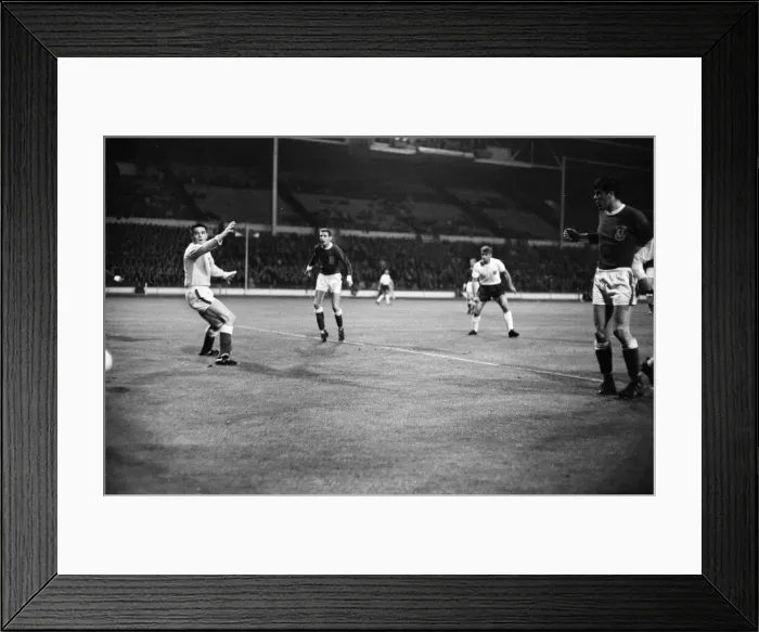 Framed Print : British Home Championship match at Wembley Stadium. England 2 v Wales 1 Framed Print : British Home Championship match at Wembley Stadium. England 2 v Wales 1