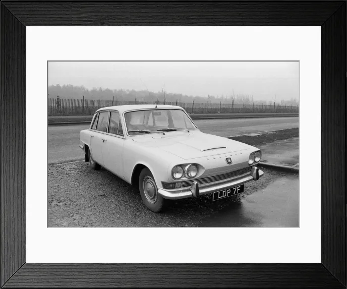 Framed Print : Triumph 2000 Automobile, Road Test, Reading Berkshire, 16th February 1968 Framed Print : Triumph 2000 Automobile, Road Test, Reading Berkshire, 16th February 1968