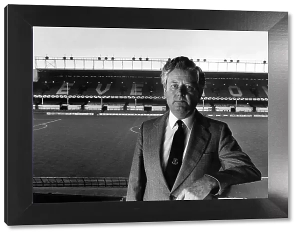 Phil Carter, Everton Chairman, pictured at Everton Football ground. 14th May 1985