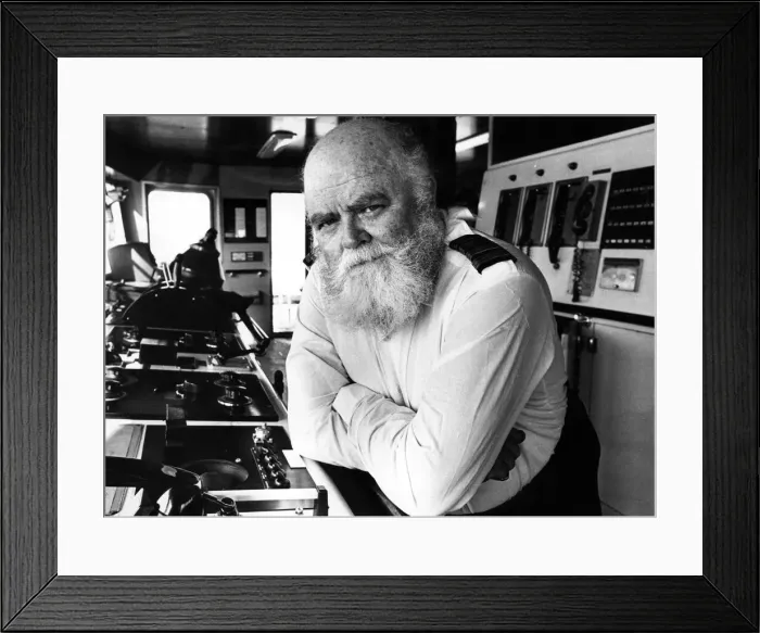 Framed Print : Captain Ian North of the Atlantic Conveyor, a British merchant navy ship Framed Print : Captain Ian North of the Atlantic Conveyor, a British merchant navy ship