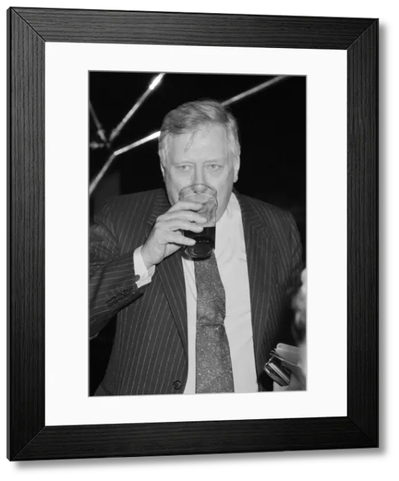 Framed Print : Labour Deputy Leader Roy Hattersley at the Dome Nightclub. 20th March 1990 Framed Print : Labour Deputy Leader Roy Hattersley at the Dome Nightclub. 20th March 1990