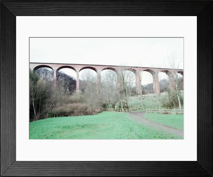 Framed Print : Saltburn Viaduct, Skelton Beck, Tees Valley, 25th March 1991 Framed Print : Saltburn Viaduct, Skelton Beck, Tees Valley, 25th March 1991