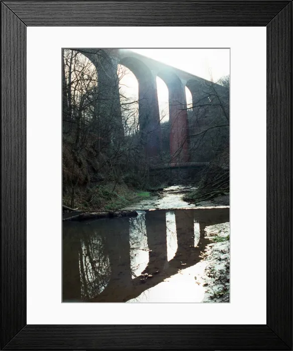 Framed Print : Saltburn Viaduct, Skelton Beck, Tees Valley, 25th March 1991 Framed Print : Saltburn Viaduct, Skelton Beck, Tees Valley, 25th March 1991