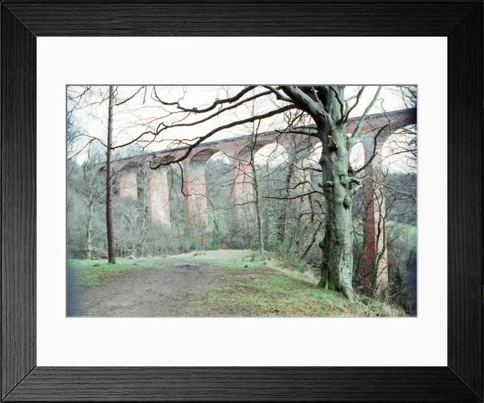 Framed Print : Saltburn Viaduct, Skelton Beck, Tees Valley, 25th March 1991 Framed Print : Saltburn Viaduct, Skelton Beck, Tees Valley, 25th March 1991