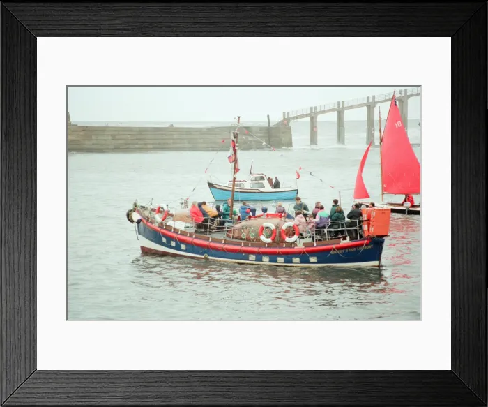 Framed Print : Lifeboat, Whitby, North Yorkshire, England, 21st October 1997 Framed Print : Lifeboat, Whitby, North Yorkshire, England, 21st October 1997