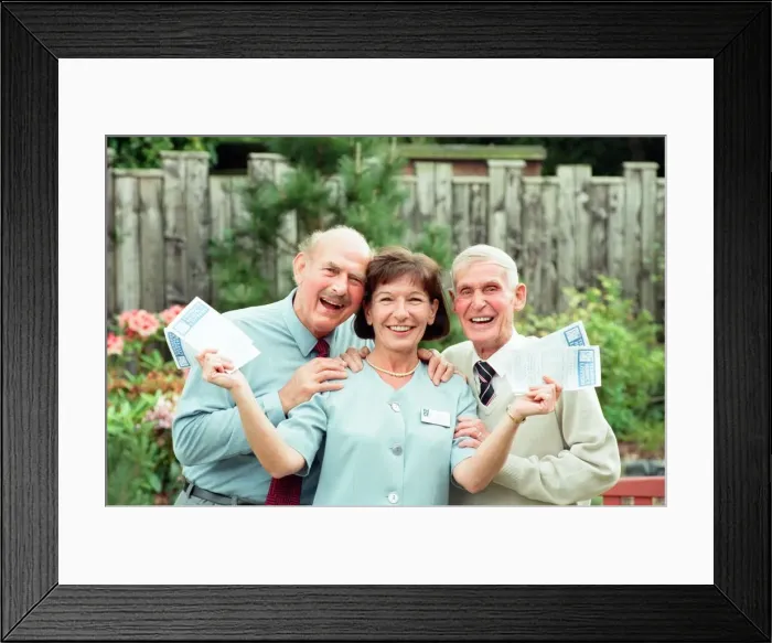Framed Print : Teesside Hospice enlisted the help of Boro FC greats Wilf Mannion Framed Print : Teesside Hospice enlisted the help of Boro FC greats Wilf Mannion