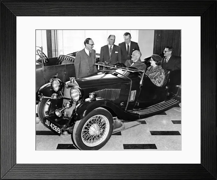 Framed Print : A 1933 Riley car presentation to the Herbert Art Gallery and Museum by Mr C Adams Framed Print : A 1933 Riley car presentation to the Herbert Art Gallery and Museum by Mr C Adams