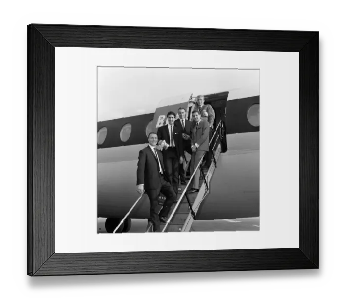 Framed Print : The England football team pictured at London airport en route to Belfast for their Home Framed Print : The England football team pictured at London airport en route to Belfast for their Home