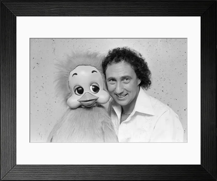 Framed Print : Keith Harris, ventriloquist and dummy, Orville the Duck, 8th June 1983 Framed Print : Keith Harris, ventriloquist and dummy, Orville the Duck, 8th June 1983