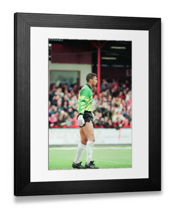 Framed Print : Mark Gayle, Walsall Goalkeeper, in action, v Crewe Alexander, 16th May 1993 Framed Print : Mark Gayle, Walsall Goalkeeper, in action, v Crewe Alexander, 16th May 1993