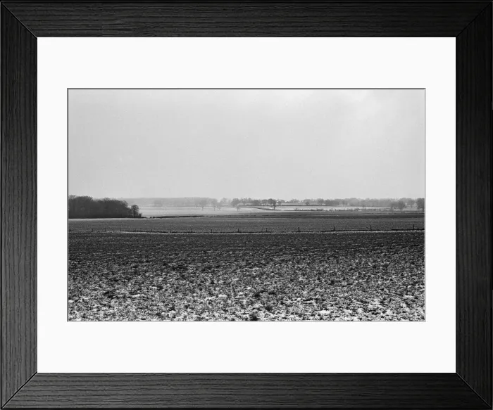 Framed Print : Snow scenes in Heckfield. January 1987. Snow scenes in Heckfield. 14th January 1987
