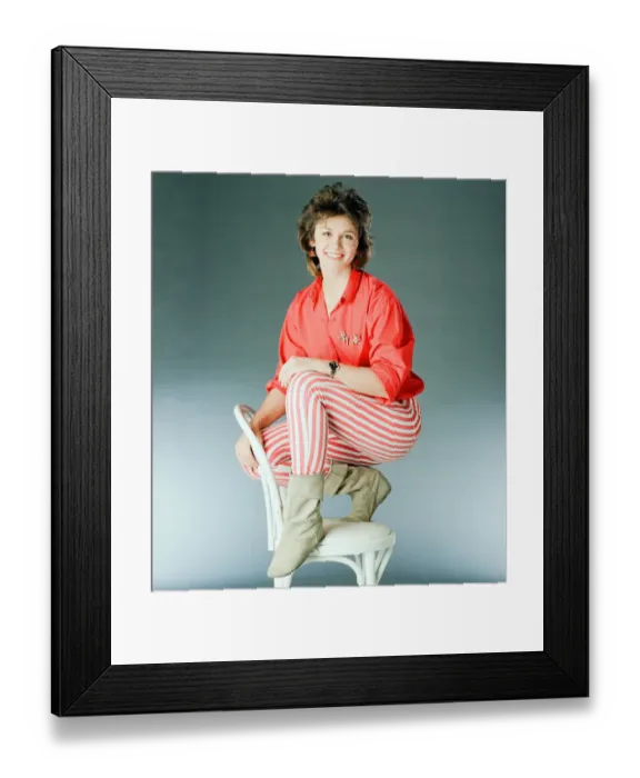 Framed Print : Kathy Tayler, Television Presenter, Good Morning Britain, Studio Pix, London