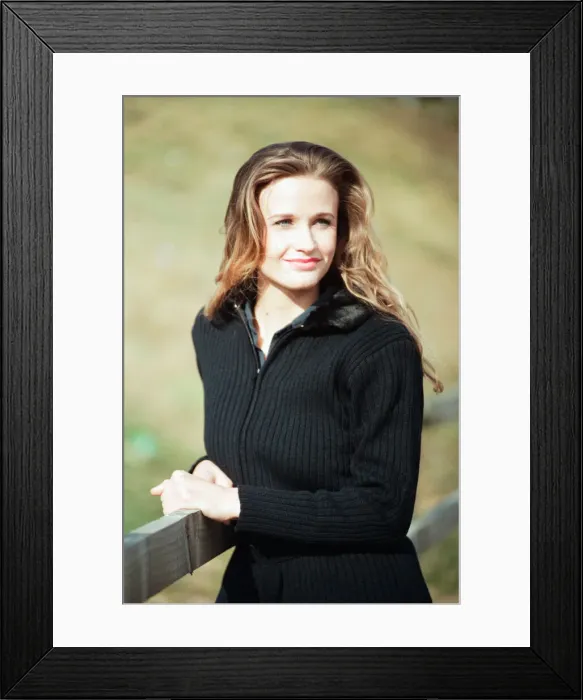 Framed Print : Claire Thomas, Model, 3rd October 1997 Framed Print : Claire Thomas, Model, 3rd October 1997