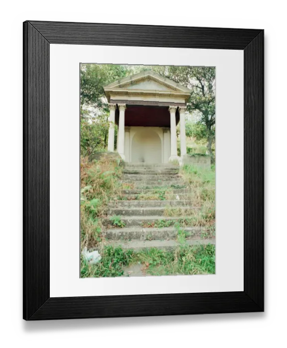 Framed Print : Albert Temple, Valley Gardens, Saltburn, 3rd October 1997