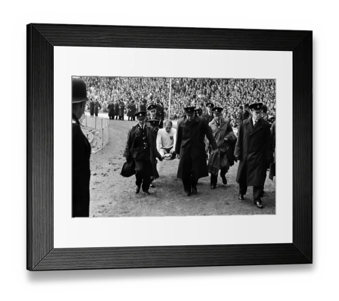 Framed Print : England v Scotland international football match at Wembley Stadium