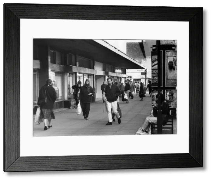 Framed Print : The Forum Shopping Centre, Segedunum Way, Wallsend, Tyne and Wear, 16th November 1989 Framed Print : The Forum Shopping Centre, Segedunum Way, Wallsend, Tyne and Wear, 16th November 1989