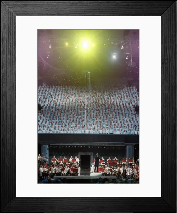 Framed Print : Cor World Choir concert at Cardiff Arms Park, 29th May 1993 Framed Print : Cor World Choir concert at Cardiff Arms Park, 29th May 1993
