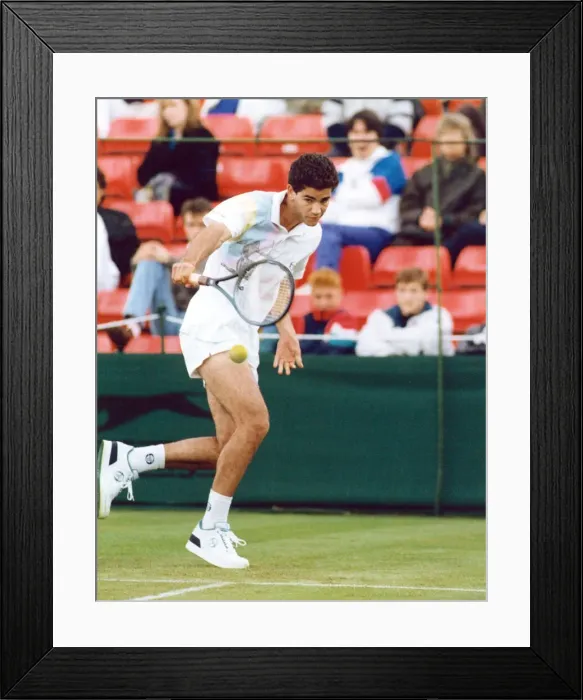 Framed Print : 1991 Manchester Open held at Northern Lawn Tennis Club - Mens Singles
