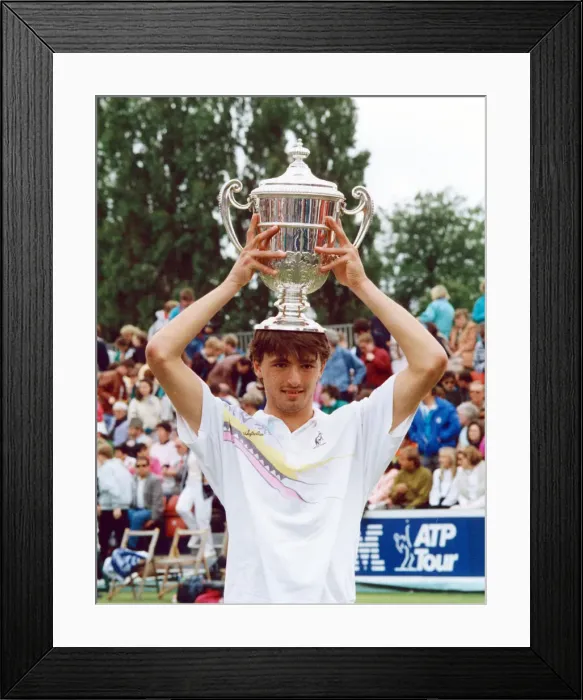 Framed Print : 1991 Manchester Open held at Northern Lawn Tennis Club - Mens Singles Framed Print : 1991 Manchester Open held at Northern Lawn Tennis Club - Mens Singles