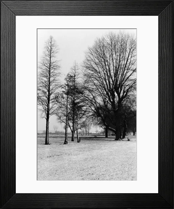 Framed Print : Snow scenes in Berkshire. December 1979 Framed Print : Snow scenes in Berkshire. December 1979