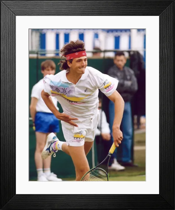 Framed Print : 1991 Manchester Open held at Northern Lawn Tennis Club - Mens Singles