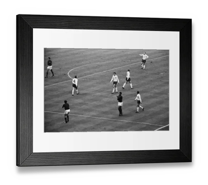 Framed Print : 1966 World Cup Semi Final at Wembley Stadium. England 2 v Portugal 1 Framed Print : 1966 World Cup Semi Final at Wembley Stadium. England 2 v Portugal 1