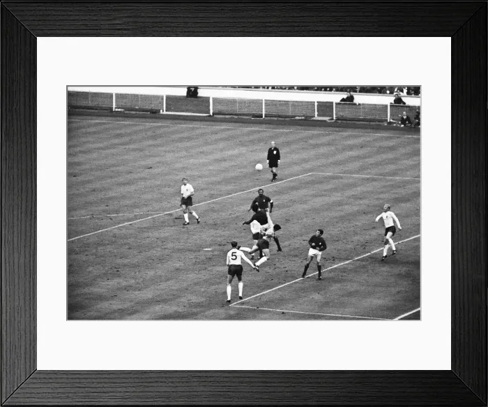 Framed Print : 1966 World Cup Semi Final at Wembley Stadium. England 2 v Portugal 1 Framed Print : 1966 World Cup Semi Final at Wembley Stadium. England 2 v Portugal 1